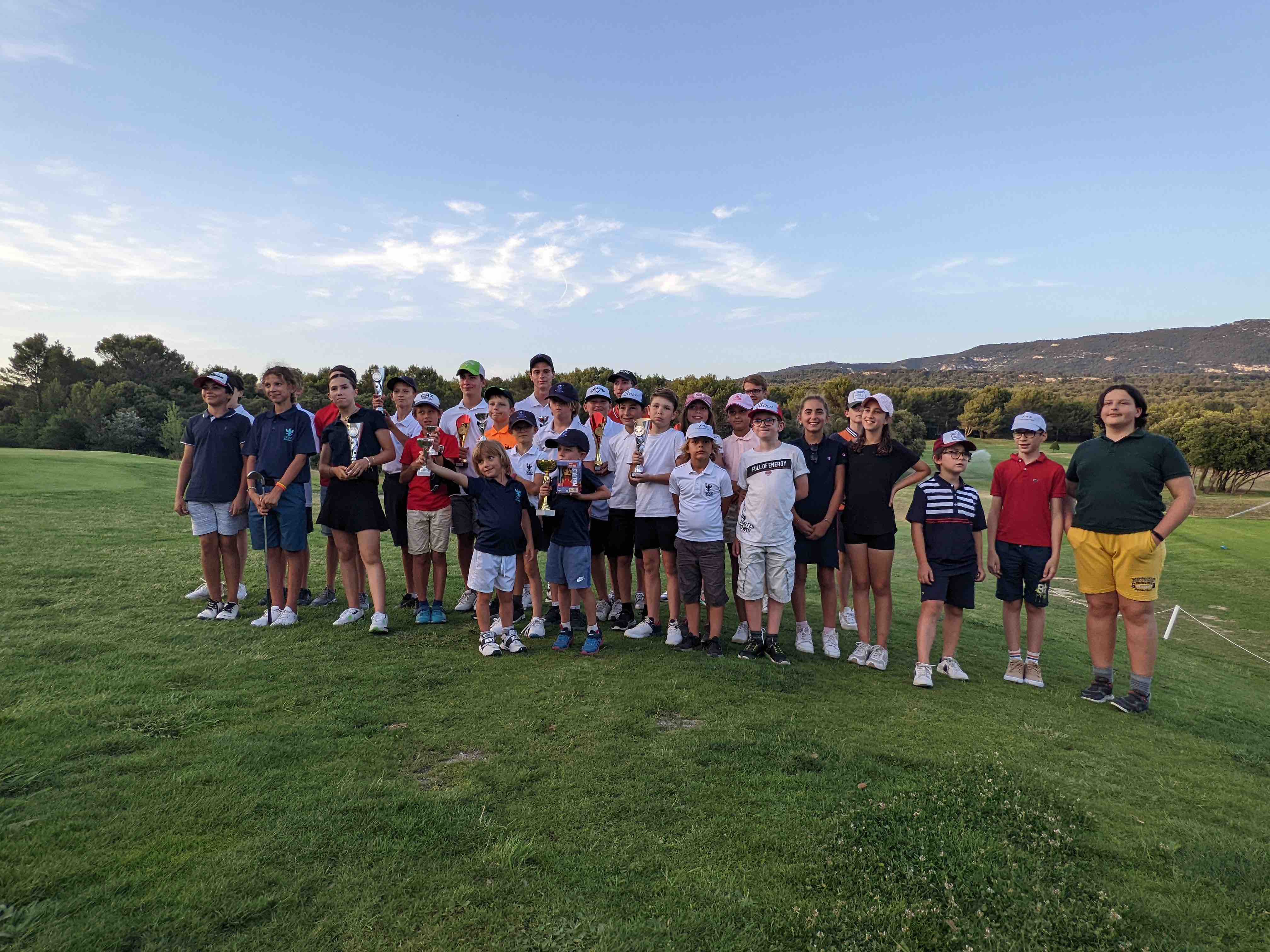 Groupe école de golf saumane 2022